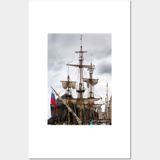 Tall ship. Posters and Art